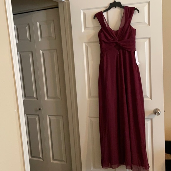 Azazie Becki Cabernet Dress. Never been worn! - Picture 7 of 9